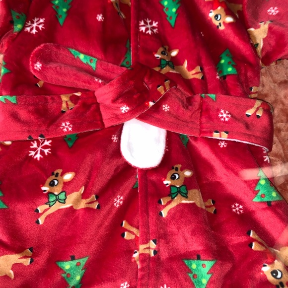 Rudolph Bathrobe for Baby NEW - Picture 3 of 5